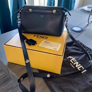 Authentic Fendi By The Way Small Black Purse